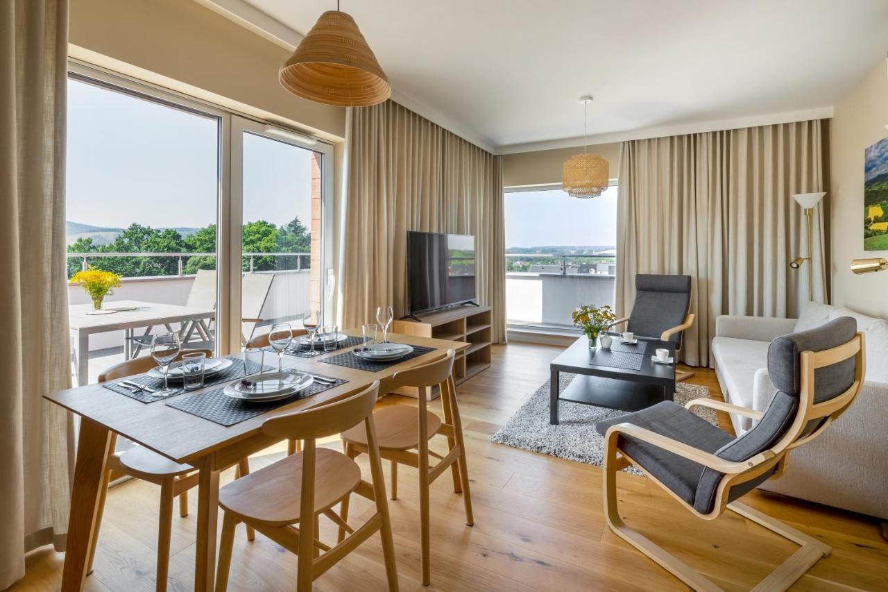 Apartament Widokowy - Penthouse Z Tarasem Kudowa-Zdrój Exteriör bild