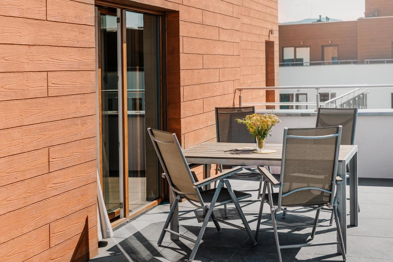 Apartament Widokowy - Penthouse Z Tarasem Kudowa-Zdrój Exteriör bild