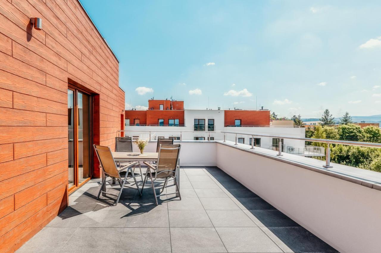 Apartament Widokowy - Penthouse Z Tarasem Kudowa-Zdrój Exteriör bild